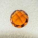 Zirkon med meget sterk refleksjon og rød/orange farge diameter ø 7,8 vekt 1,6 ct thumbnail
