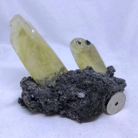 Kalsitt krystall på matrix