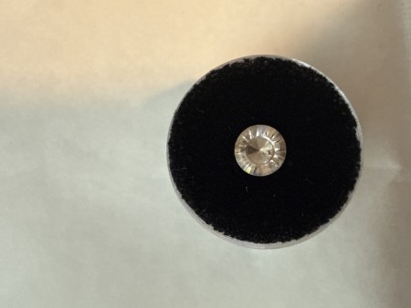 Zirkon blank/klar varmebehandlet ø 7 mm og 2 ct