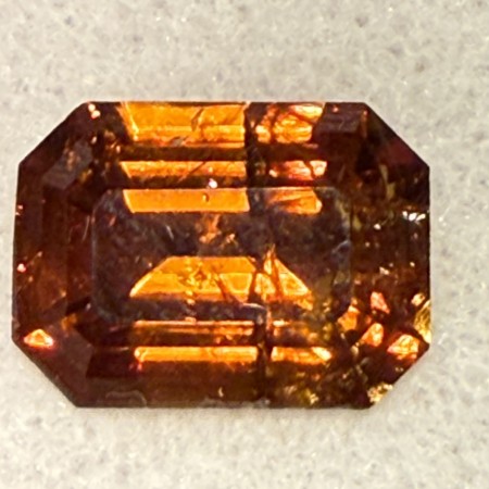 Zirkon rektangel fasetert 12 x 9 mm 8,1 ct 