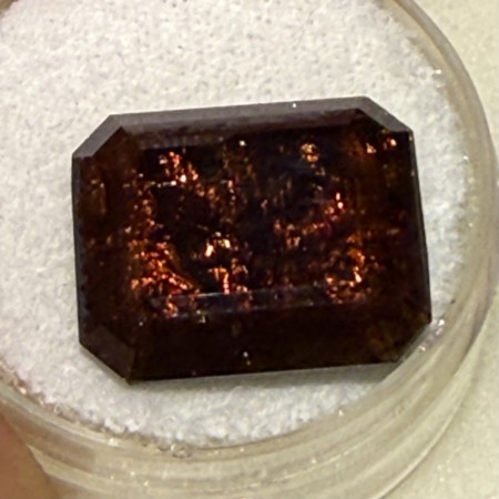 Zirkon rektangel fasetert 10 x 4 mm 0,95 ct 